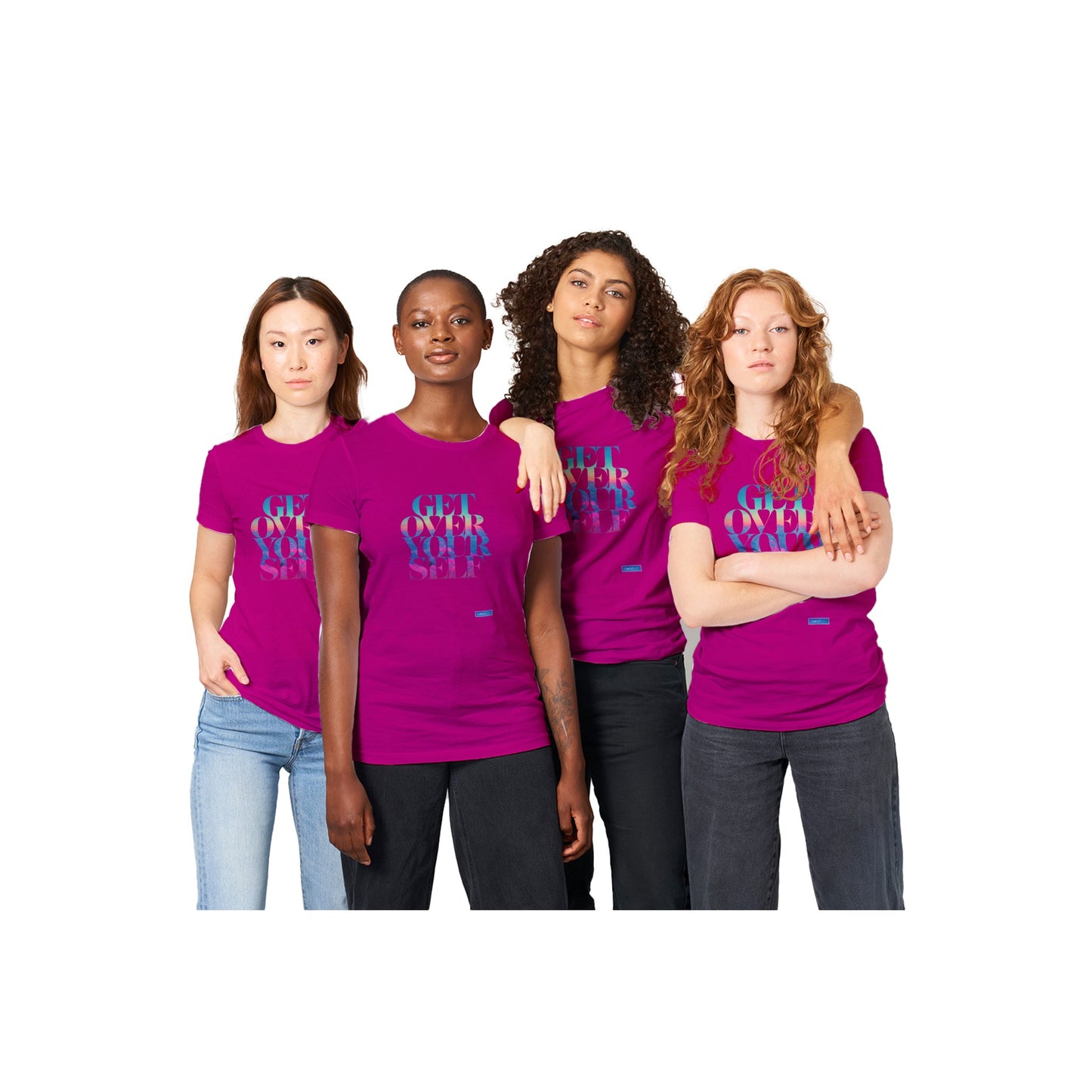 Get Over Yourself - Premium Womens T-shirt